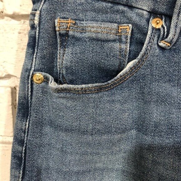 Good American Good Legs Skinny Raw Hem Jeans - Size 6 - Picture 2 of 6